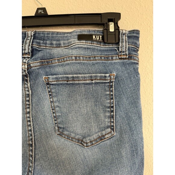 KUT From The Kloth Jeans Womens 8 Blue Connie Mid Rise Ankle Skinny Designer - Picture 5 of 11